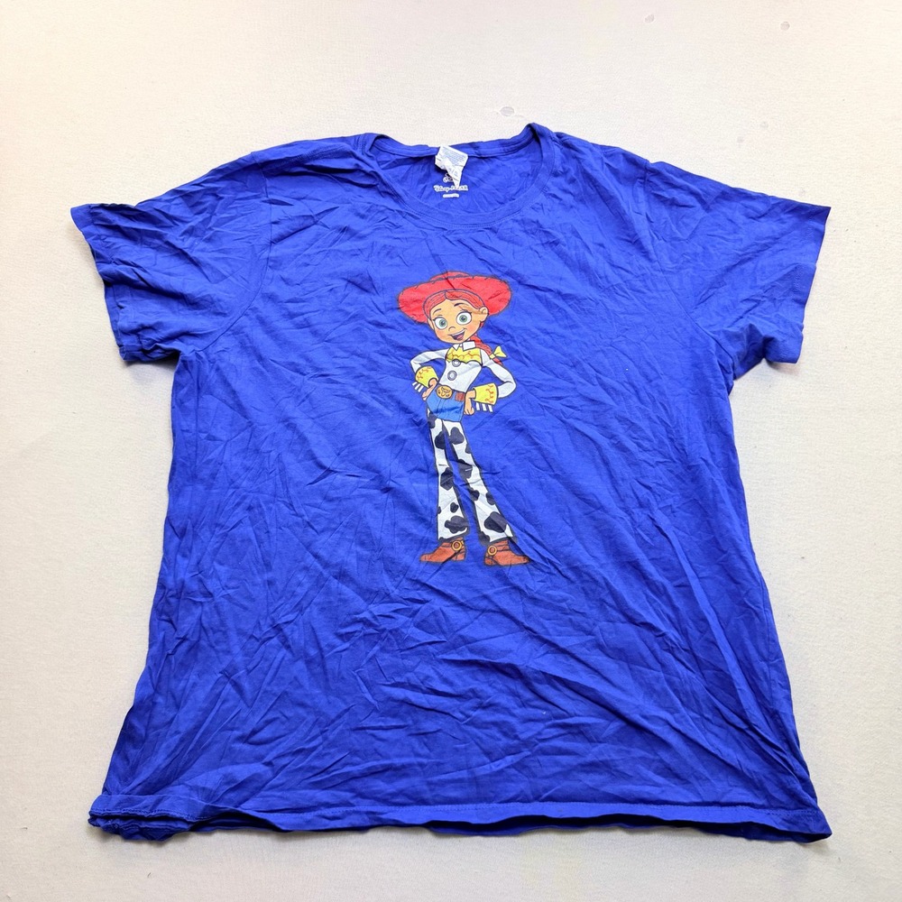Disney Pixar T-Shirt Women Double Extra Large Blue Excellent Jessie Toy Story